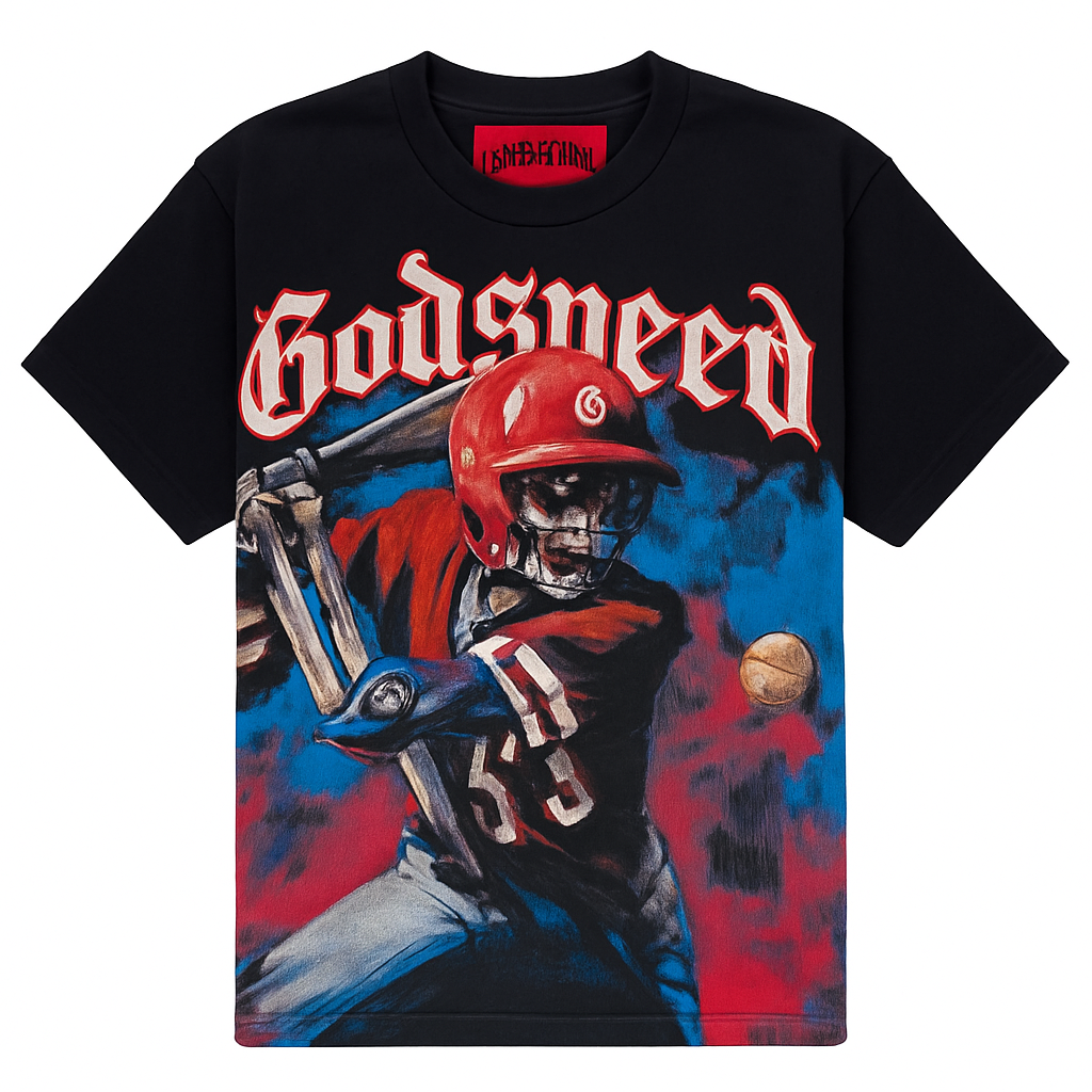 Godspeed Grandslam L/S Tee Washed Black