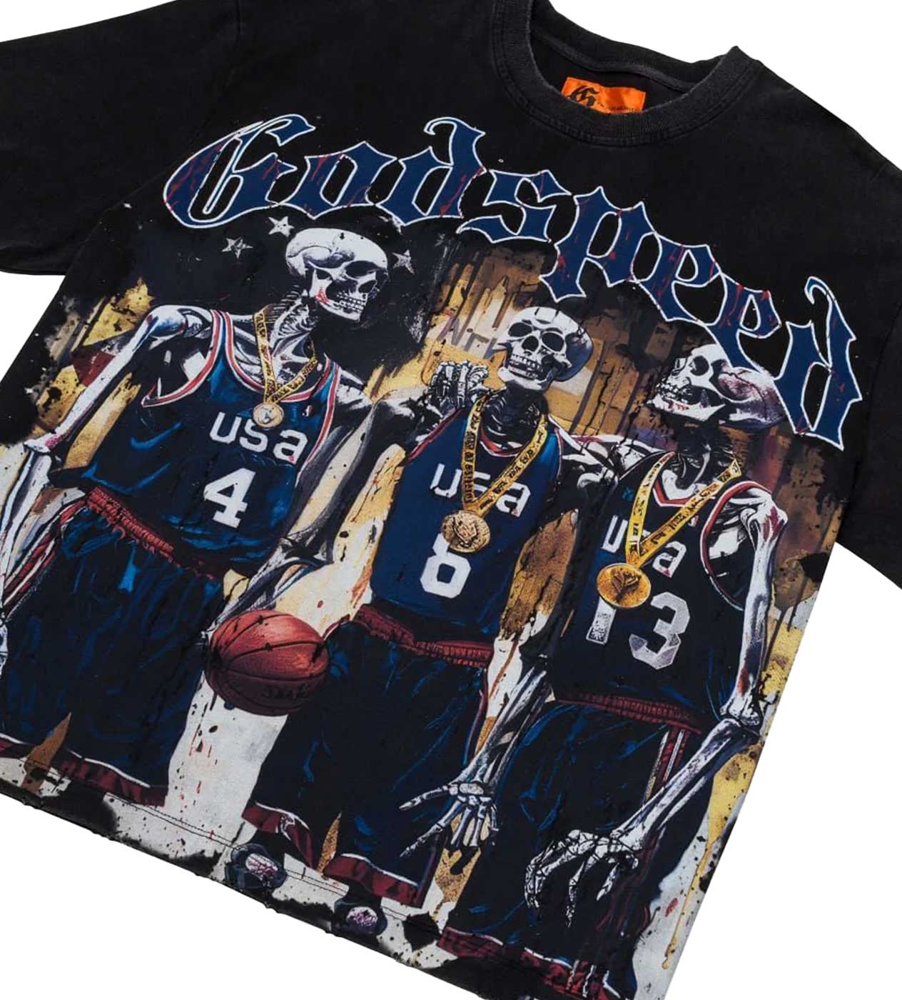 Godspeed Dreamteam 24 Tee Black Wash