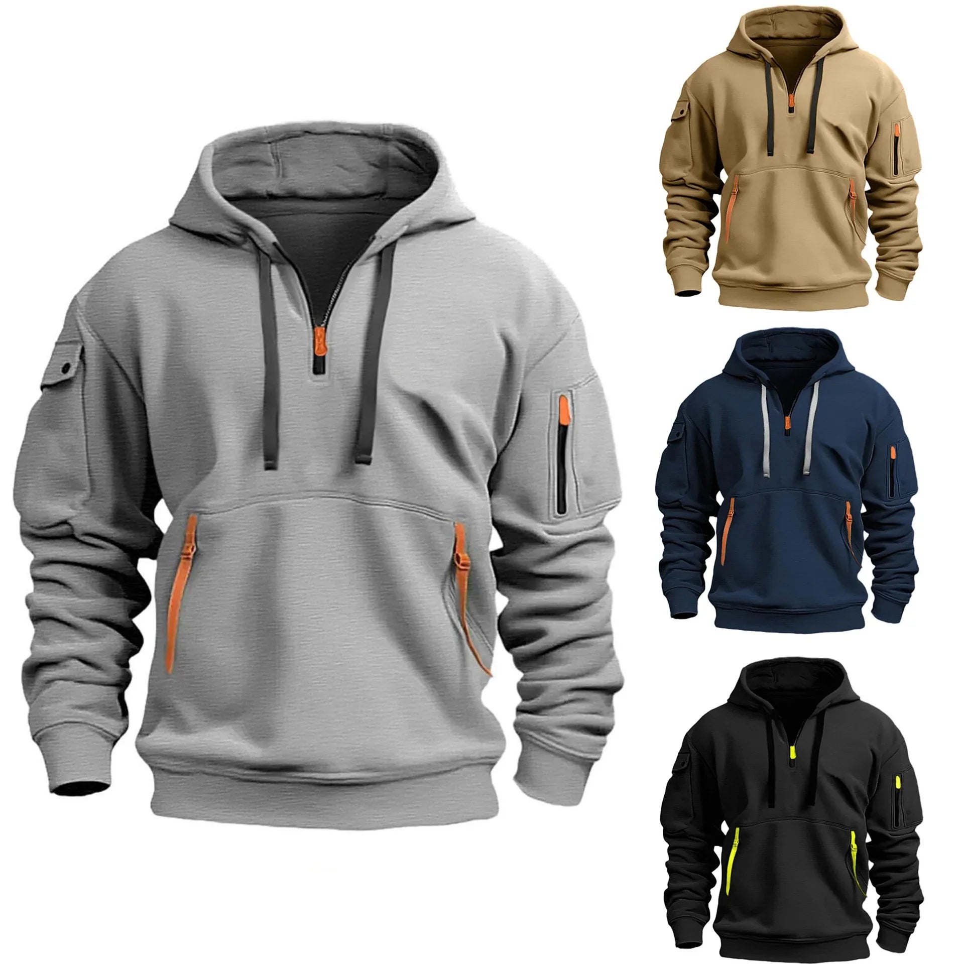 CozyWears Multi-Pocket Hoodie